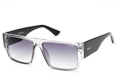 IRUS Rectangular Sunglasses(For Men, Grey)