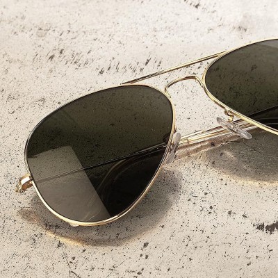 FORSEE Aviator Sunglasses(For Men & Women, Black)