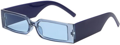 Augen Rectangular Sunglasses(For Men & Women, Blue)