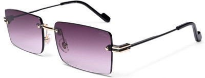 moonx Rectangular Sunglasses(For Men & Women, Purple)