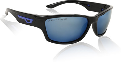 Park Line Rectangular Sunglasses(For Men & Women, Blue)