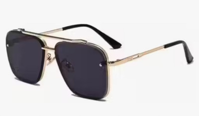 Onevision Aviator, Over-sized, Retro Square, Shield, Sports Sunglasses(For Men & Women, Black)