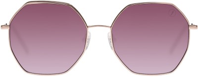 Chilli Beans Round Sunglasses(For Women, Violet)