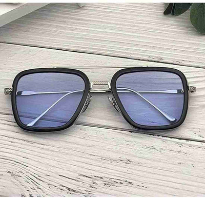 WEARWISE Rectangular Sunglasses(For Men & Women, Blue)