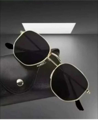 BGG Round Sunglasses(For Men & Women, Black)