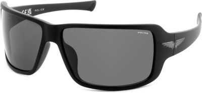 Police Rectangular Sunglasses(For Men, Grey)