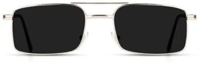 NYK Fashion Rectangular Sunglasses(For Men, Black)