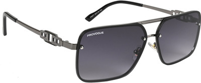 PROVOGUE Rectangular, Wayfarer Sunglasses(For Men, Grey, Violet)