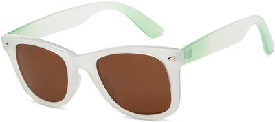 VINCENT CHASE by Lenskart Wayfarer Sunglasses(For Men & Women, Brown)