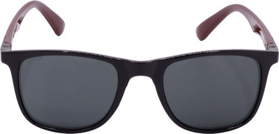 Redleaf Rectangular Sunglasses(For Men & Women, Grey)
