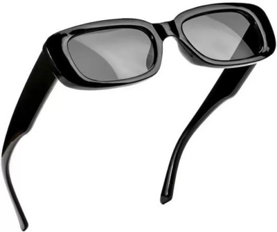 ELLIGATOR Cat-eye, Retro Square, Oval, Round Sunglasses(For Men & Women, Black)