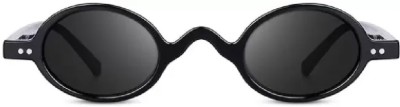 FILZAGLASSES Oval Sunglasses(For Boys & Girls, Black)