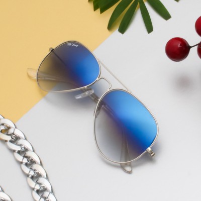Ted Smith Aviator Sunglasses(For Men & Women, Blue)