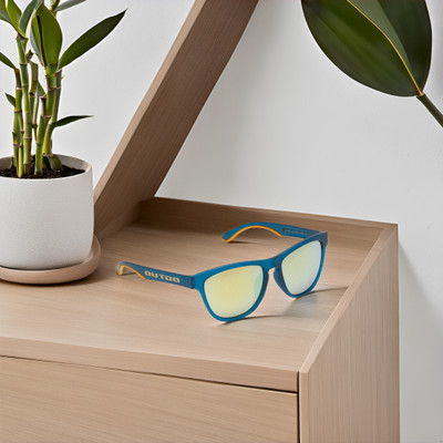 Sunnies Retro Square Sunglasses(For Men & Women, Multicolor)