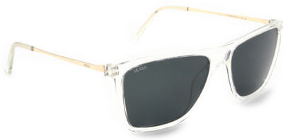 HEXXA Rectangular Sunglasses(For Women, Black)
