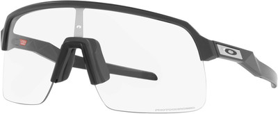 OAKLEY Rectangular Sunglass(For Men, Clear)