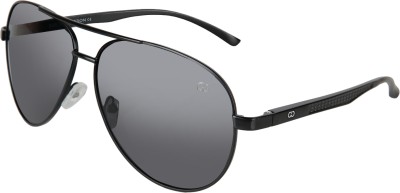 GIORDANO Aviator Sunglasses(For Men, Black)