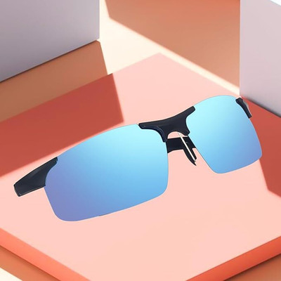 HONUFU EYEWEAR Sports Sunglasses(For Men & Women, Blue)