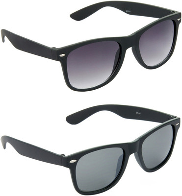 Hrinkar Wayfarer Sunglasses(For Men, Grey)