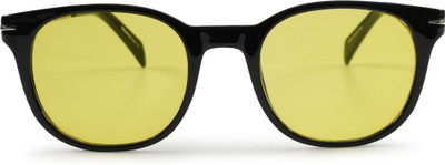 Redex Rectangular Sunglasses(For Men, Yellow)