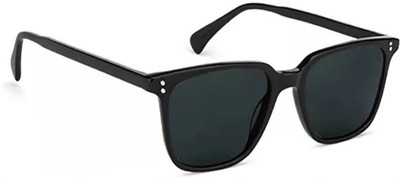 ARSunglasses Retro Square Sunglasses(For Men & Women, Black)
