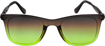 TheWhoop Wayfarer Sunglasses(For Men, Green)