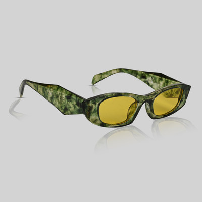 Irayz Rectangular Sunglasses(For Women, Yellow)