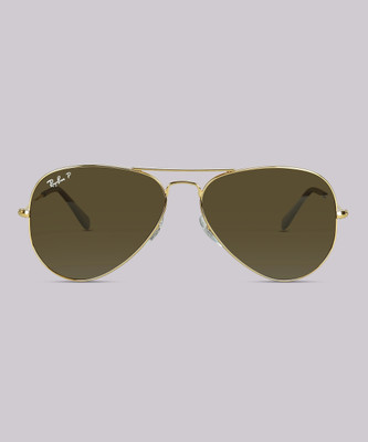 Ray-Ban Aviator Sunglasses(For Men, Grey)