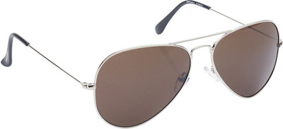 Fastrack Aviator Sunglasses(For Men & Women, Brown)