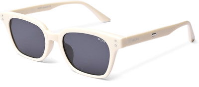 moonx Rectangular, Cat-eye Sunglasses(For Men & Women, Black)