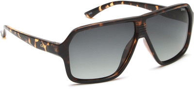IDEE Retro Square Sunglasses(For Men, Green)