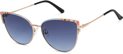 VINCENT CHASE Cat-eye Sunglasses(For Women, Blue)