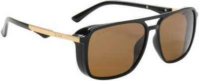 Ted Smith Aviator Sunglasses(For Men & Women, Brown)