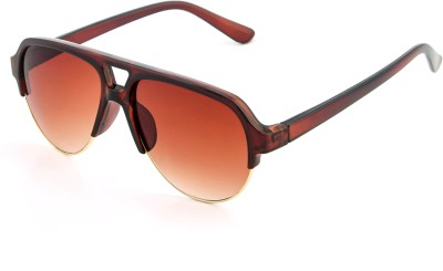 A R Aviator Sunglasses(For Men & Women, Brown)