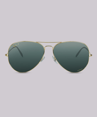 Ray-Ban Aviator Sunglasses(For Men & Women, Blue)