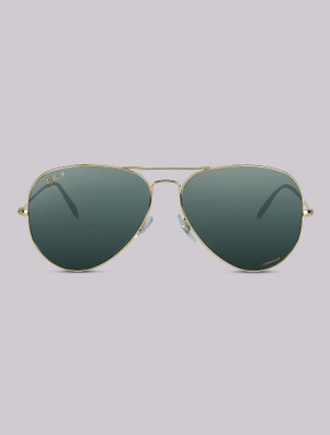 Ray-Ban Aviator Sunglasses(For Men & Women, Blue)