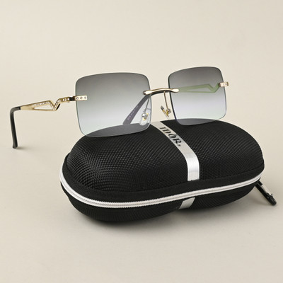 IDOR Rectangular Sunglasses(For Women, Blue)