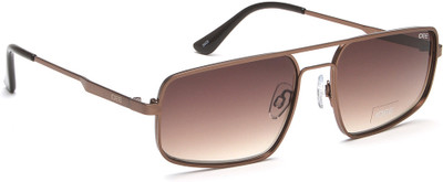 IDEE Rectangular Sunglasses(For Men, Brown)