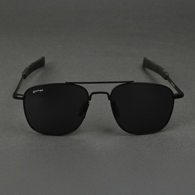 Gynk Retro Square Sunglasses(For Men, Black)