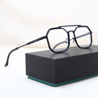 AKAYI Retro Square Sunglasses(For Men & Women, Clear)