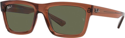 Ray-Ban Rectangular Sunglasses(For Men, Green)