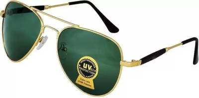 G-FLY Aviator Sunglasses(For Men, Green)