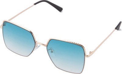 Xiraro Over-sized Sunglasses(For Women, Blue, Green)