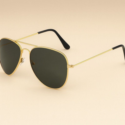 AURELIN Aviator Sunglasses(For Men & Women, Black)