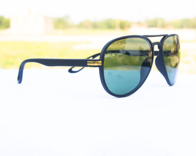 jiebo Aviator Sunglasses(For Men, Green)