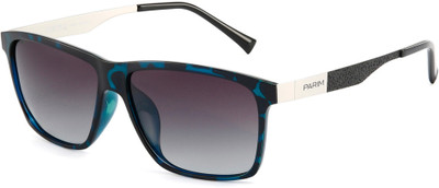 PARIM Rectangular, Wayfarer Sunglasses(For Men, Grey)