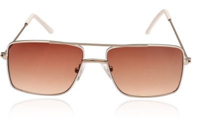 sygaa Rectangular Sunglasses(For Boys & Girls, Brown)