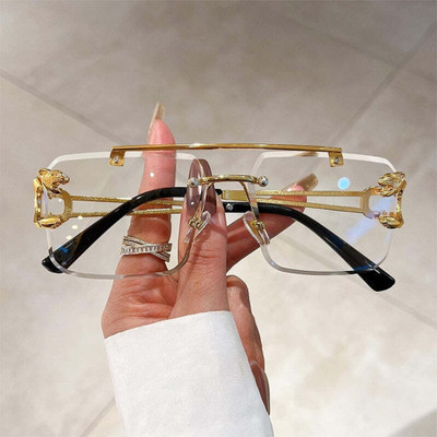 Berrr Retro Square Sunglasses(For Men, Clear)