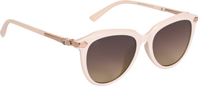 AISLIN Aviator Sunglasses(For Women, Brown)