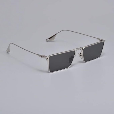 HUVORA Rectangular Sunglasses(For Men & Women, Black)
